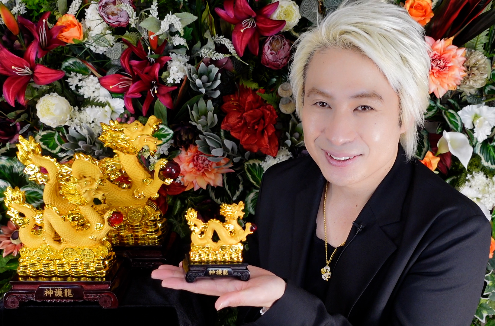 SHINGOさん オリジナル龍 銅杯付き SHINGO 龍置物「金運龍如爆上」銅杯 SHINGOさん オリジナル龍 銅杯付き SHINGO 龍置物「金運龍如爆上」銅杯